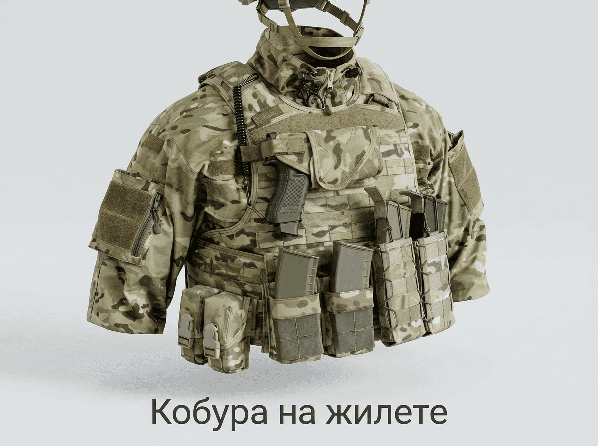 кобура на жилете фото